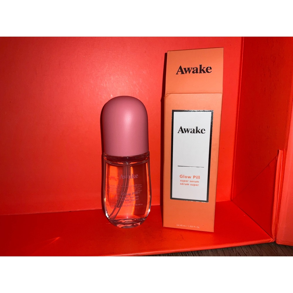 Awake Glow Pill Super Serum Hydrating Brightening Radiant Face Treatment
